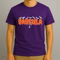 Funny Halloween Dadcula Dracula T-Shirt thumb 3