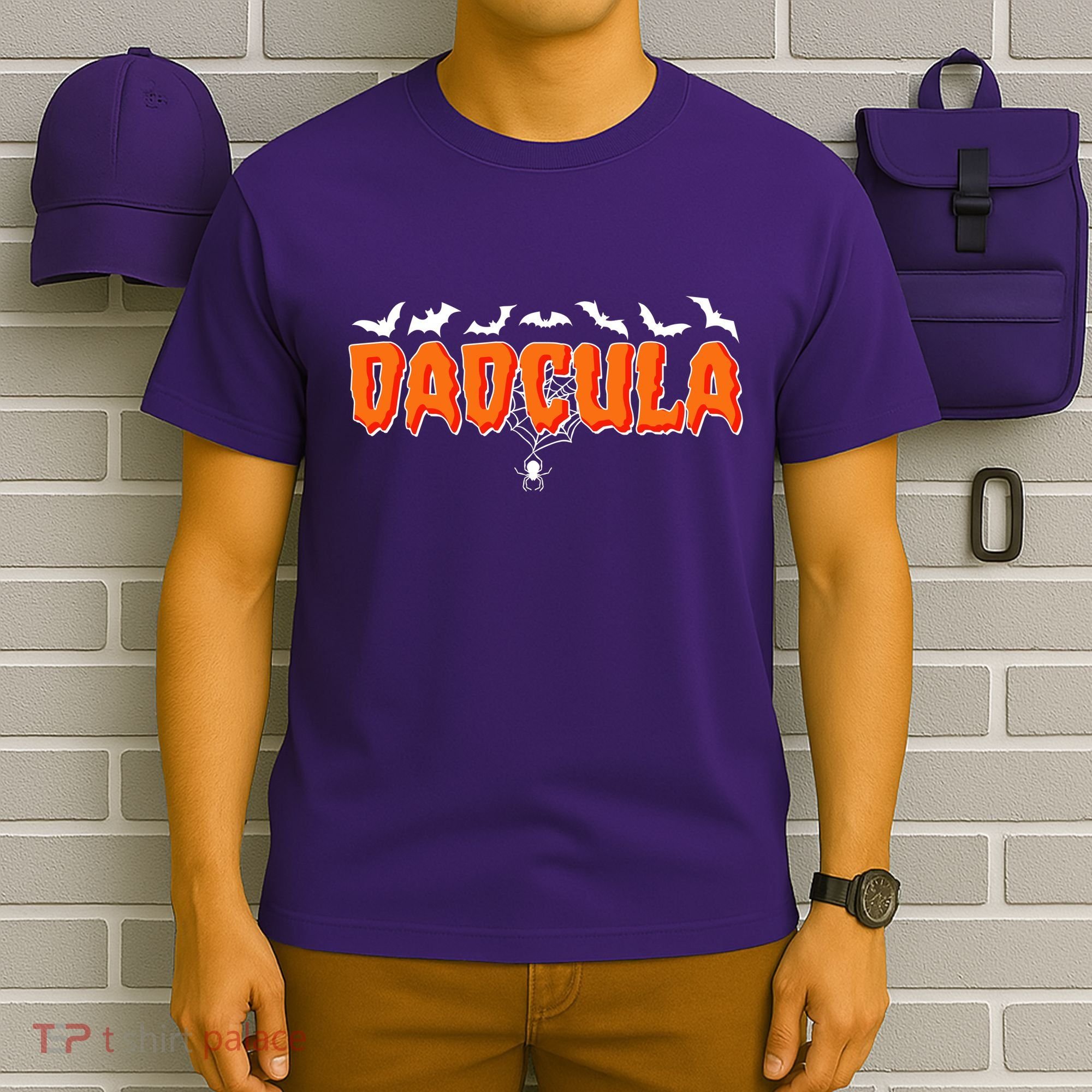 Funny Halloween Dadcula Dracula T-Shirt