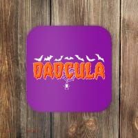 Funny Halloween Dadcula Dracula Coaster thumb 0