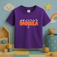 Funny Halloween Dadcula Dracula Toddler T-Shirt thumb 3