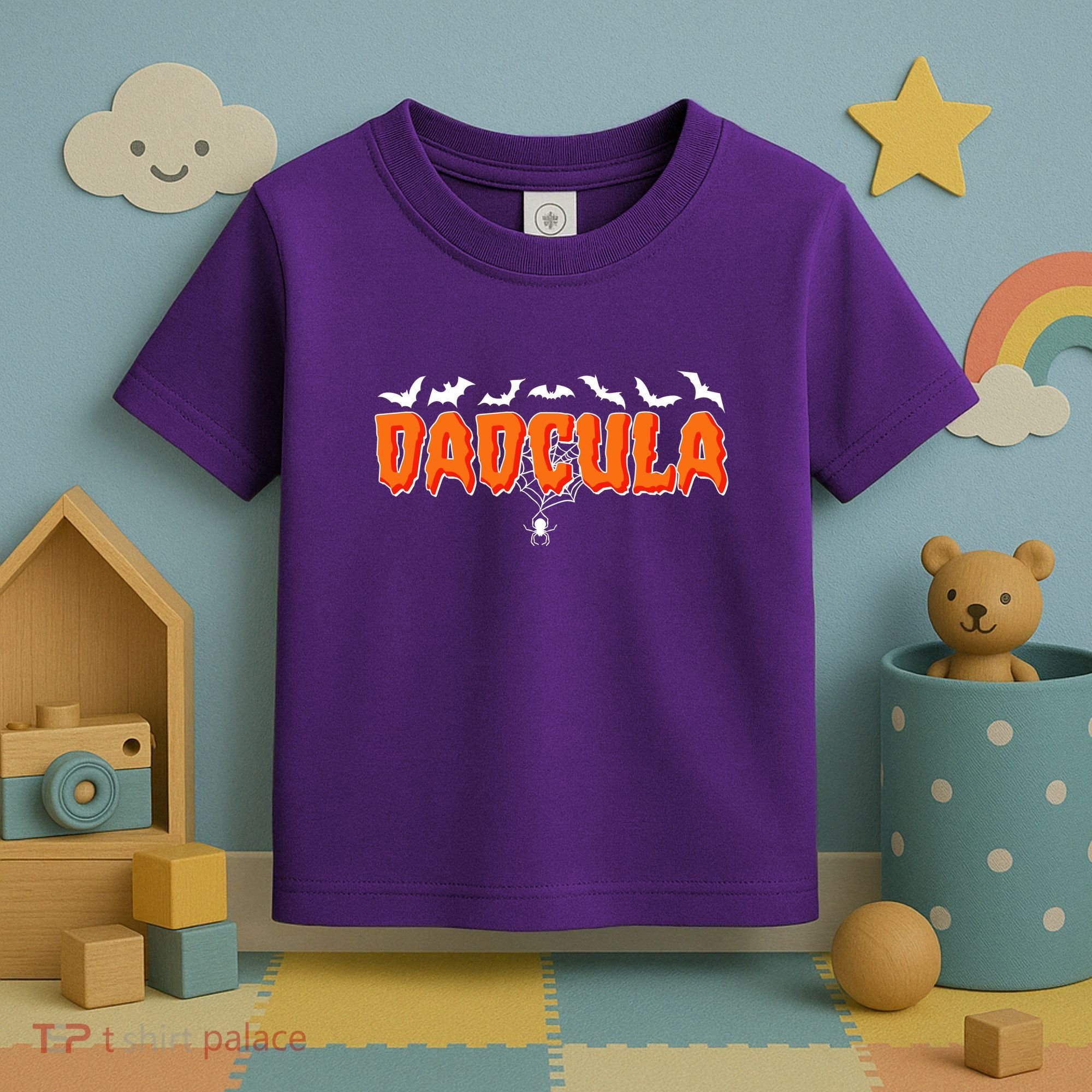 Funny Halloween Dadcula Dracula Toddler T-Shirt