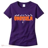 Funny Halloween Dadcula Dracula Women's T-Shirt thumb 0