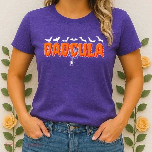 Funny Halloween Dadcula Dracula Women's T-Shirt