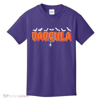 Funny Halloween Dadcula Dracula Kids T-Shirt
