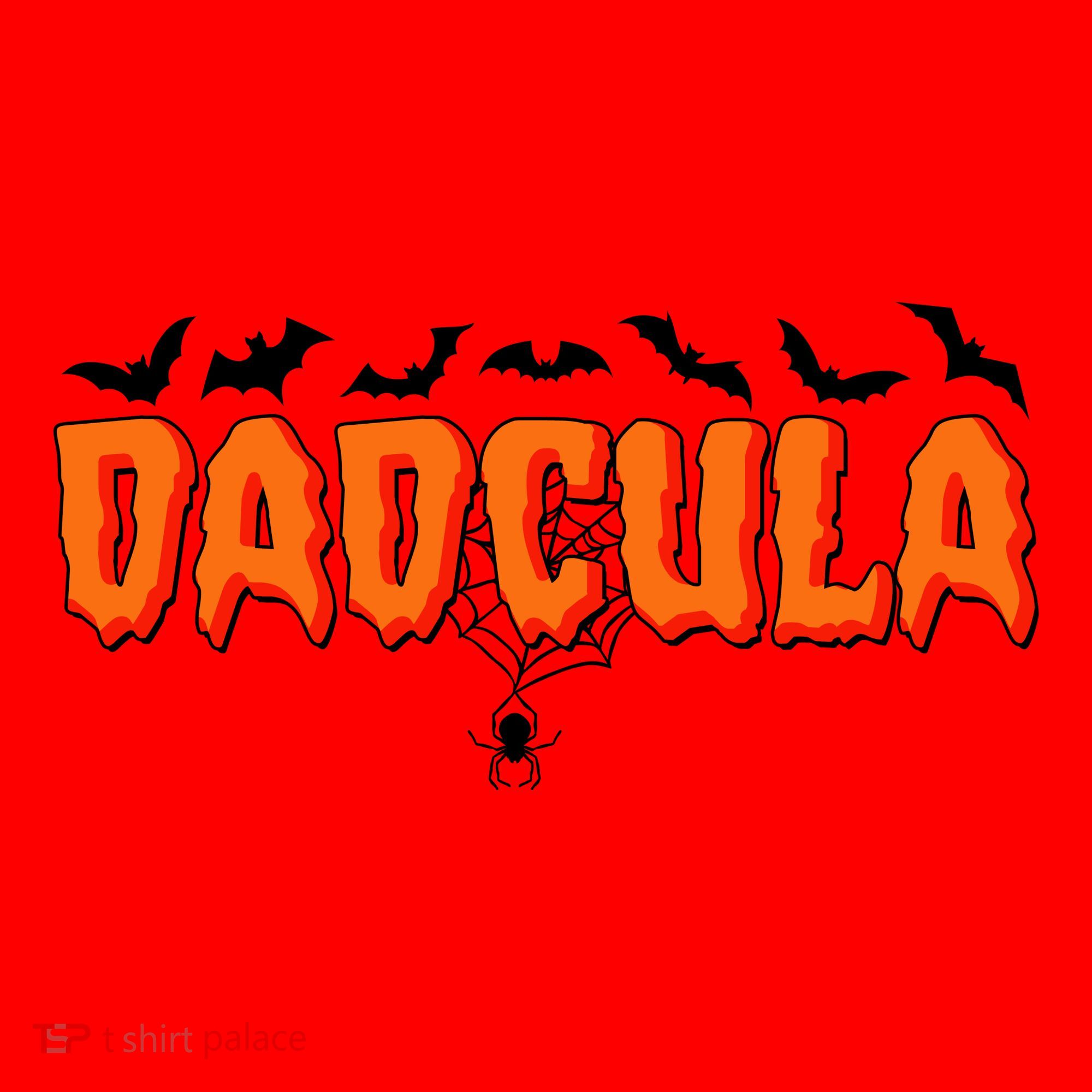 Funny Halloween Dadcula Dracula Santa Hat