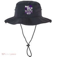 Funny Halloween Don't Make Me Flip My Witch Switch Bucket Hat thumb 0