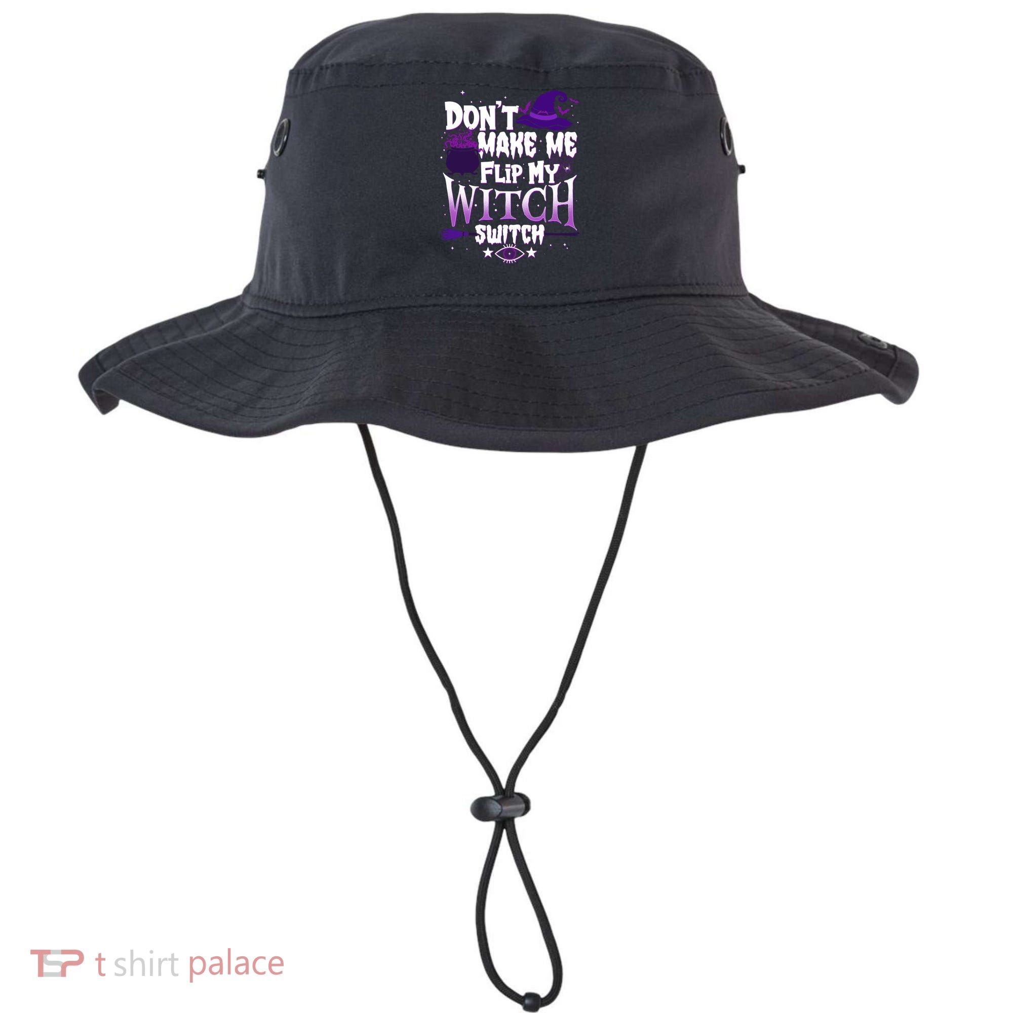 Funny Halloween Don't Make Me Flip My Witch Switch Bucket Hat