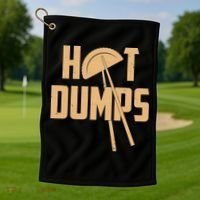 Funny Hot Dumps Dumplings Golf Towel thumb 1