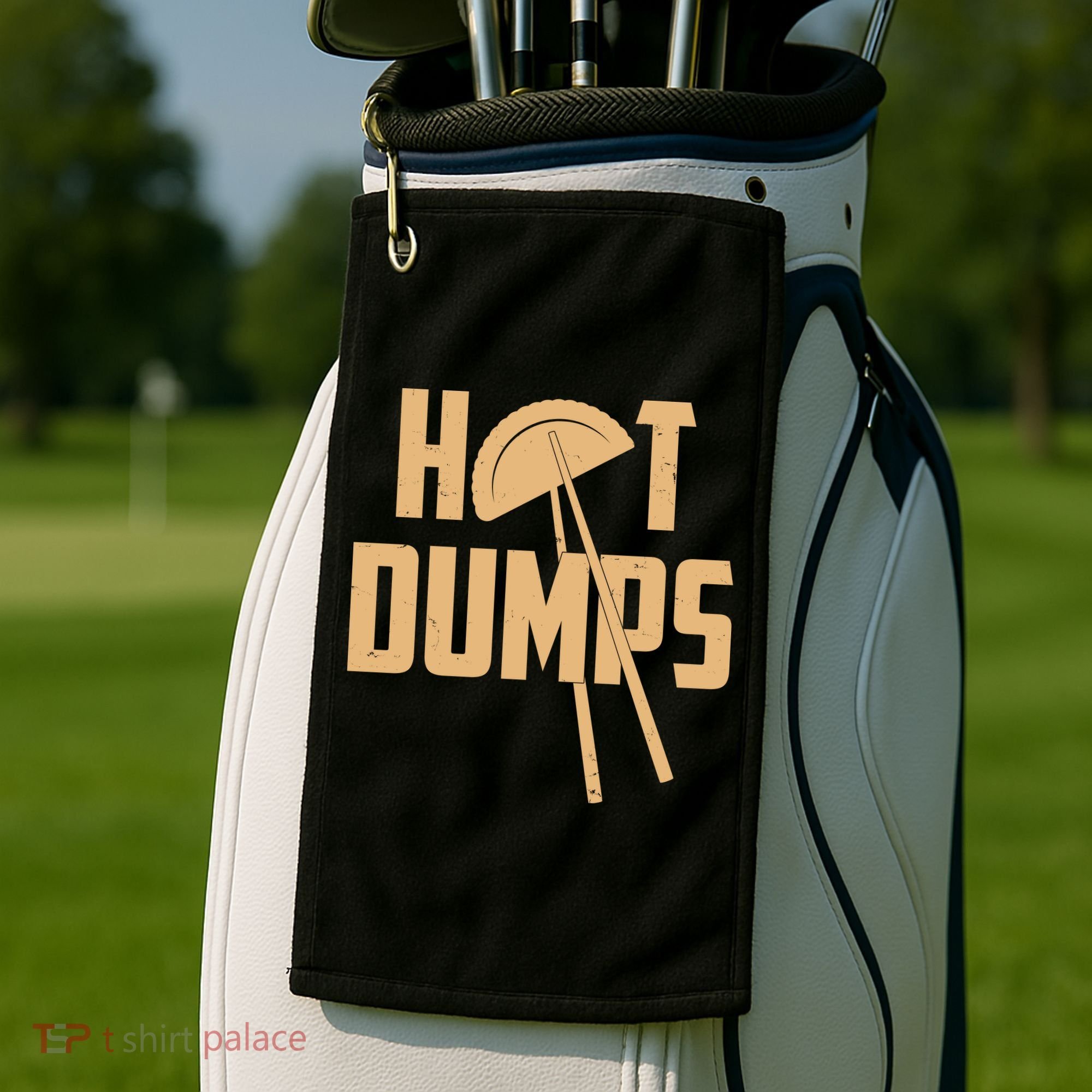 Funny Hot Dumps Dumplings Golf Towel
