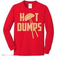 Funny Hot Dumps Dumplings Kids Long Sleeve Shirt thumb 0