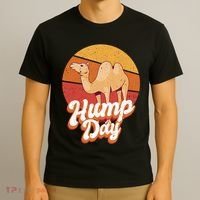 Funny Hump Day Camel Retro Vintage Camel Lovers T-Shirt thumb 3