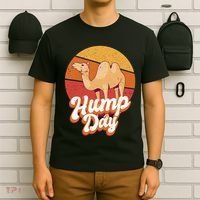 Funny Hump Day Camel Retro Vintage Camel Lovers T-Shirt thumb 6