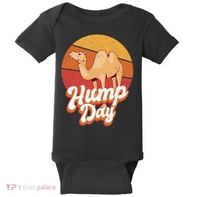 Funny Hump Day Camel Retro Vintage Camel Lovers Baby Bodysuit