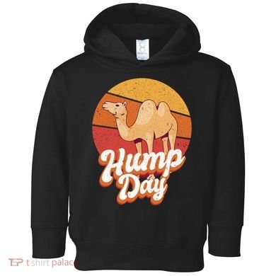 Funny Hump Day Camel Retro Vintage Camel Lovers Toddler Hoodie