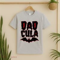 Funny Halloween Dadcula Dracula T-Shirt thumb 2