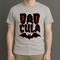 Funny Halloween Dadcula Dracula T-Shirt thumb 3