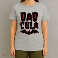 Funny Halloween Dadcula Dracula T-Shirt thumb 4