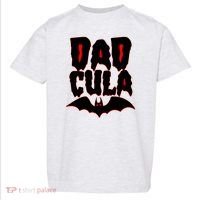 Funny Halloween Dadcula Dracula Toddler T-Shirt thumb 0