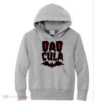 Funny Halloween Dadcula Dracula Kids Hoodie thumb 0