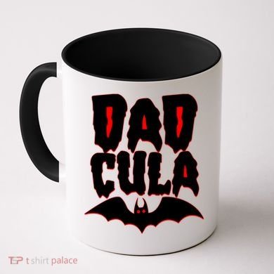 Funny Halloween Dadcula Dracula Coffee Mug