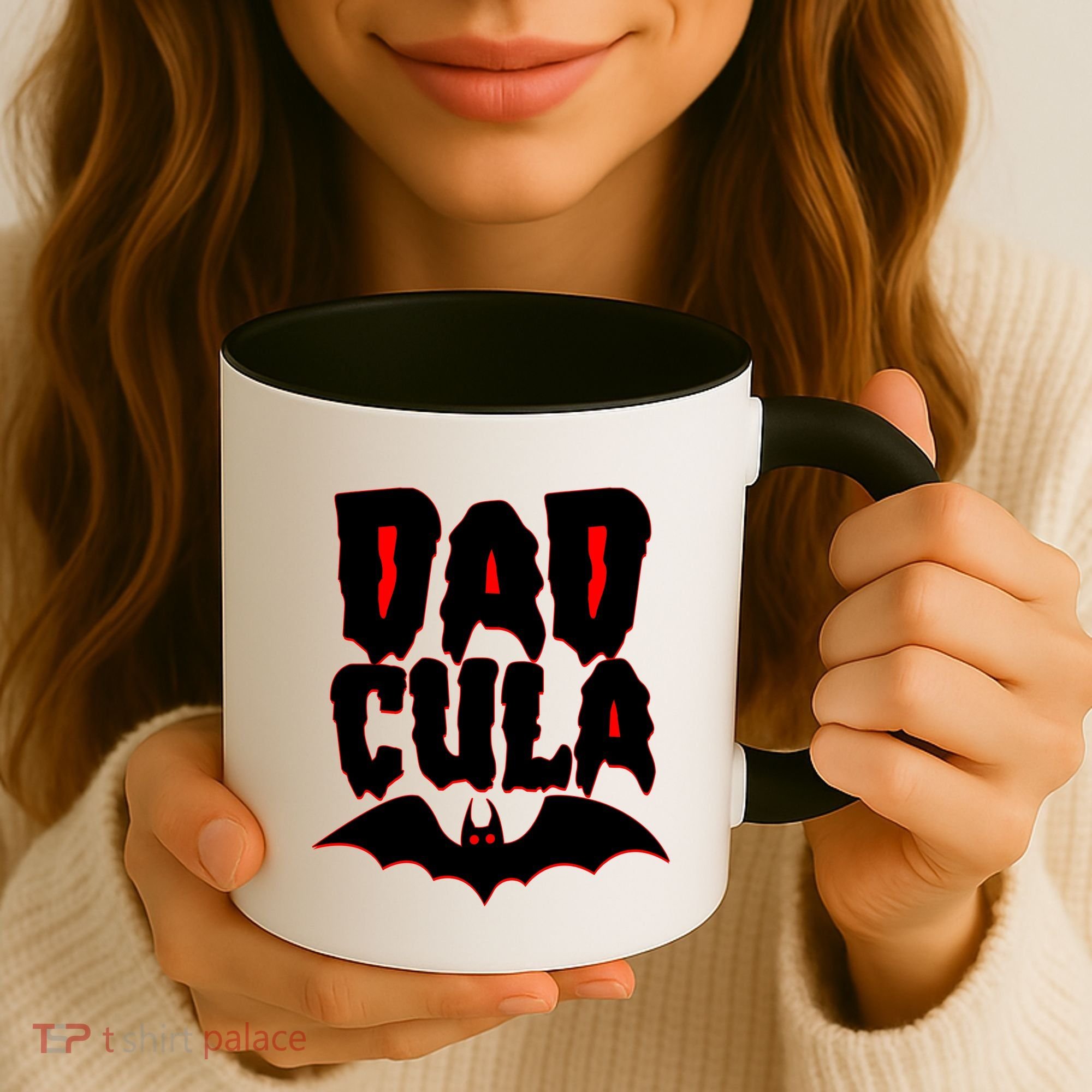 Funny Halloween Dadcula Dracula Coffee Mug