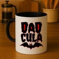 Funny Halloween Dadcula Dracula Coffee Mug thumb 4