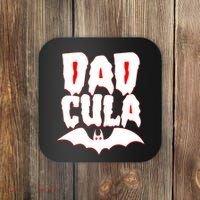 Funny Halloween Dadcula Dracula Coaster thumb 0