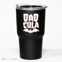 Funny Halloween Dadcula Dracula Tumbler thumb 0