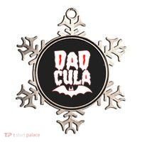Funny Halloween Dadcula Dracula Ornament thumb 0