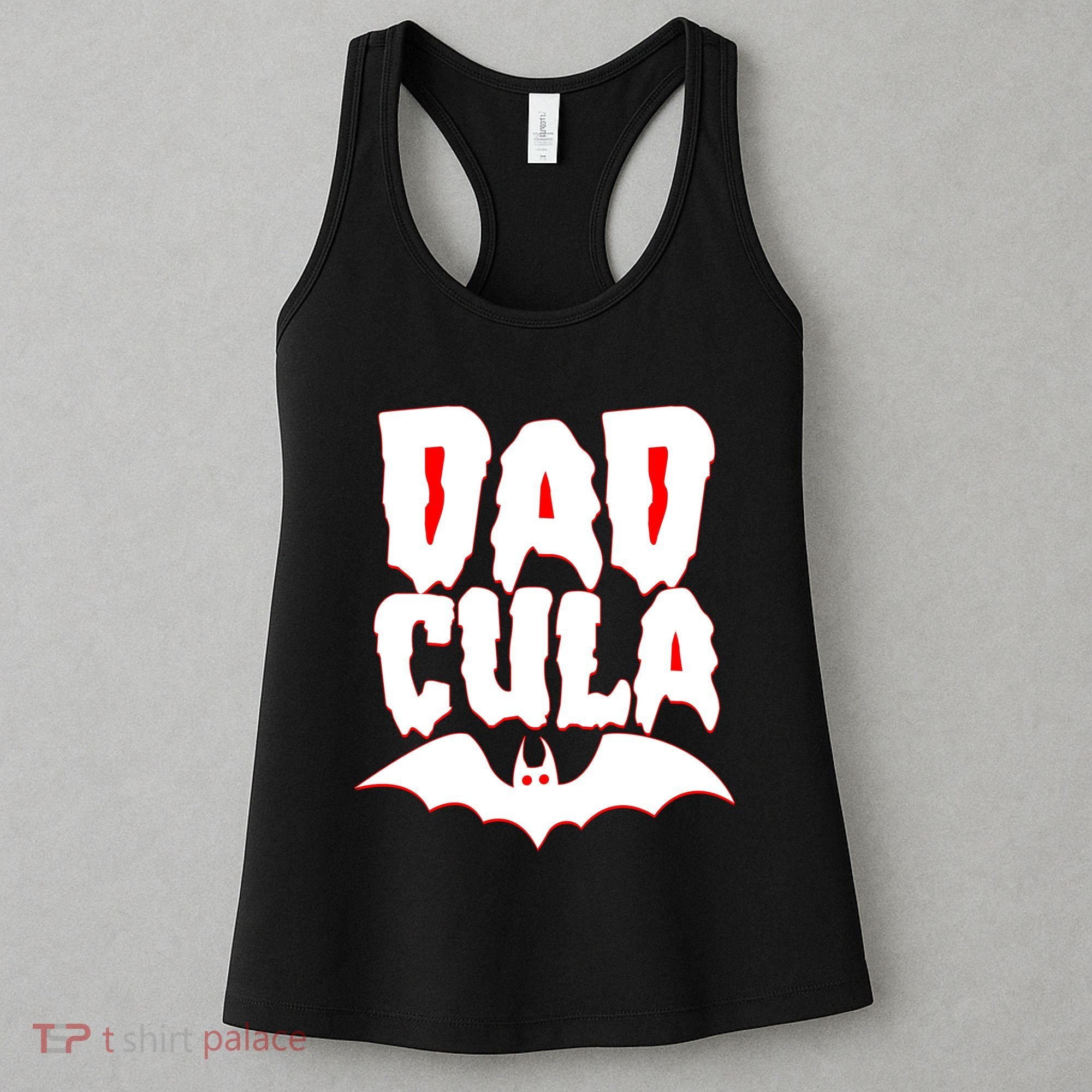 Funny Halloween Dadcula Dracula Women's Tank Top