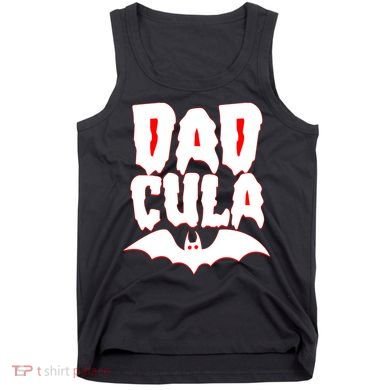 Funny Halloween Dadcula Dracula Tank Top