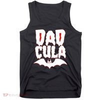Funny Halloween Dadcula Dracula Tank Top thumb 0