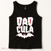 Funny Halloween Dadcula Dracula Tank Top thumb 2