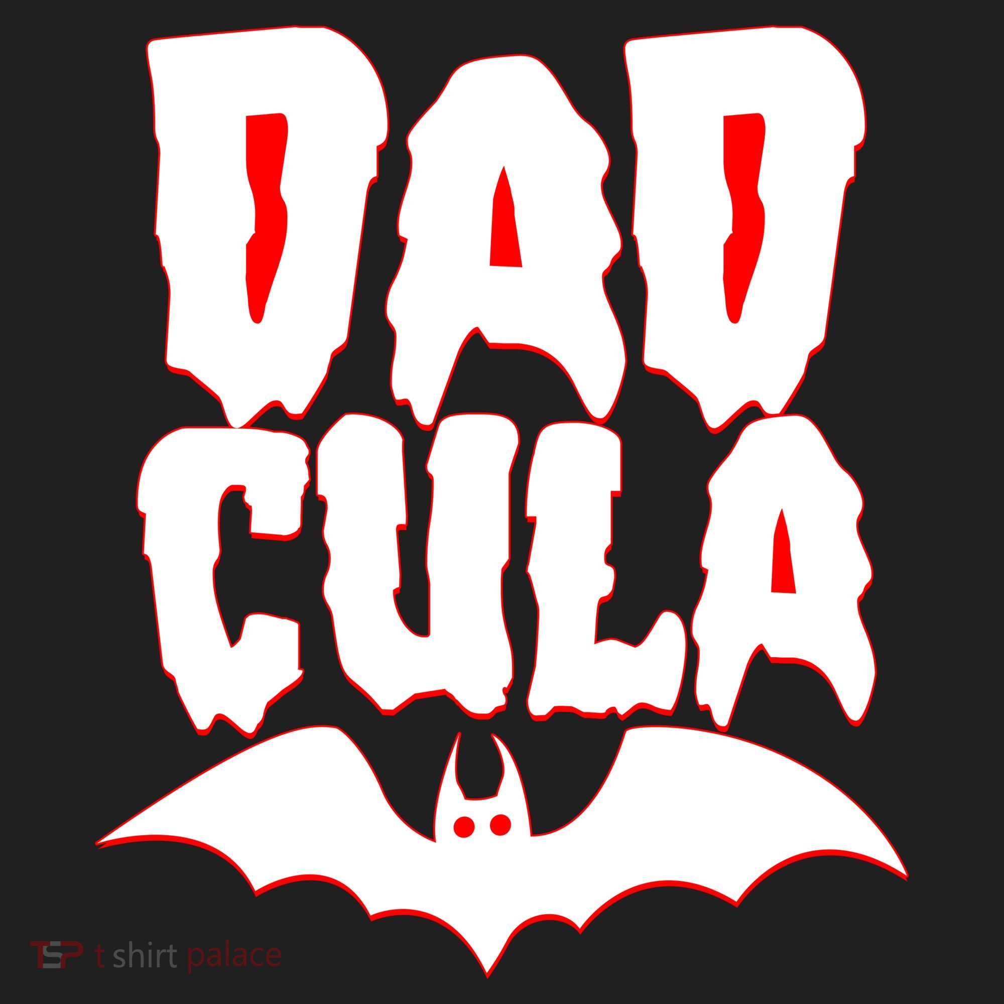 Funny Halloween Dadcula Dracula Golf Towel
