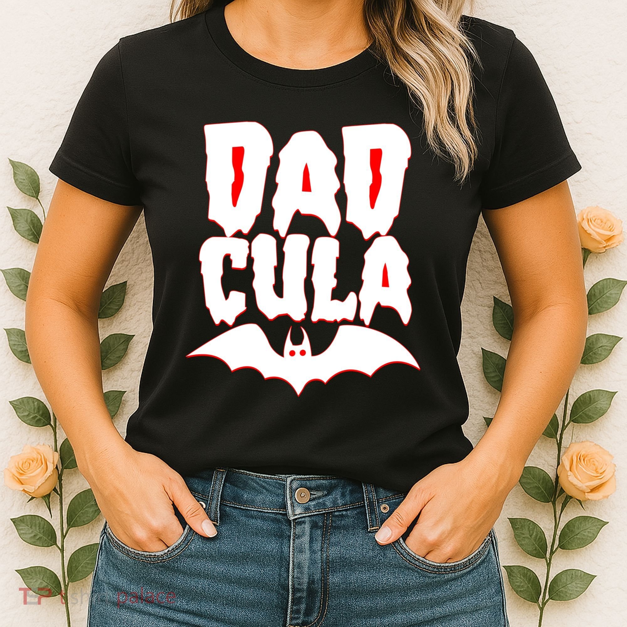 Funny Halloween Dadcula Dracula Women's T-Shirt
