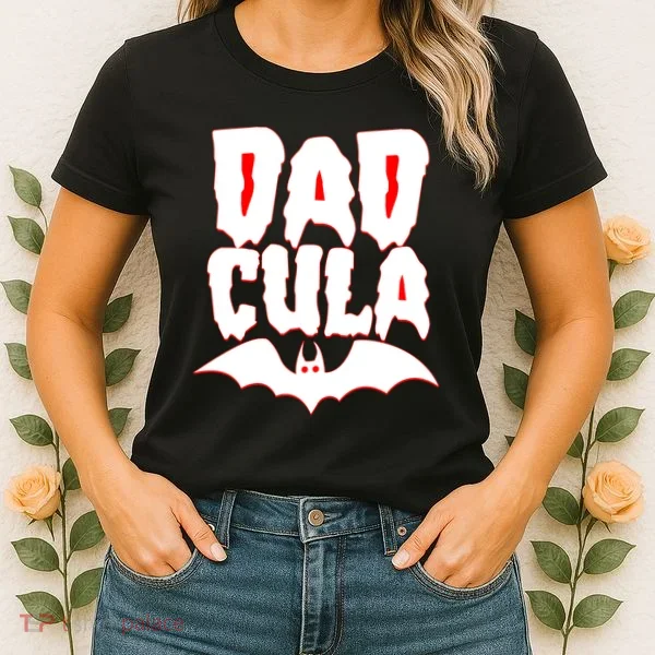 Funny Halloween Dadcula Dracula Women's T-Shirt