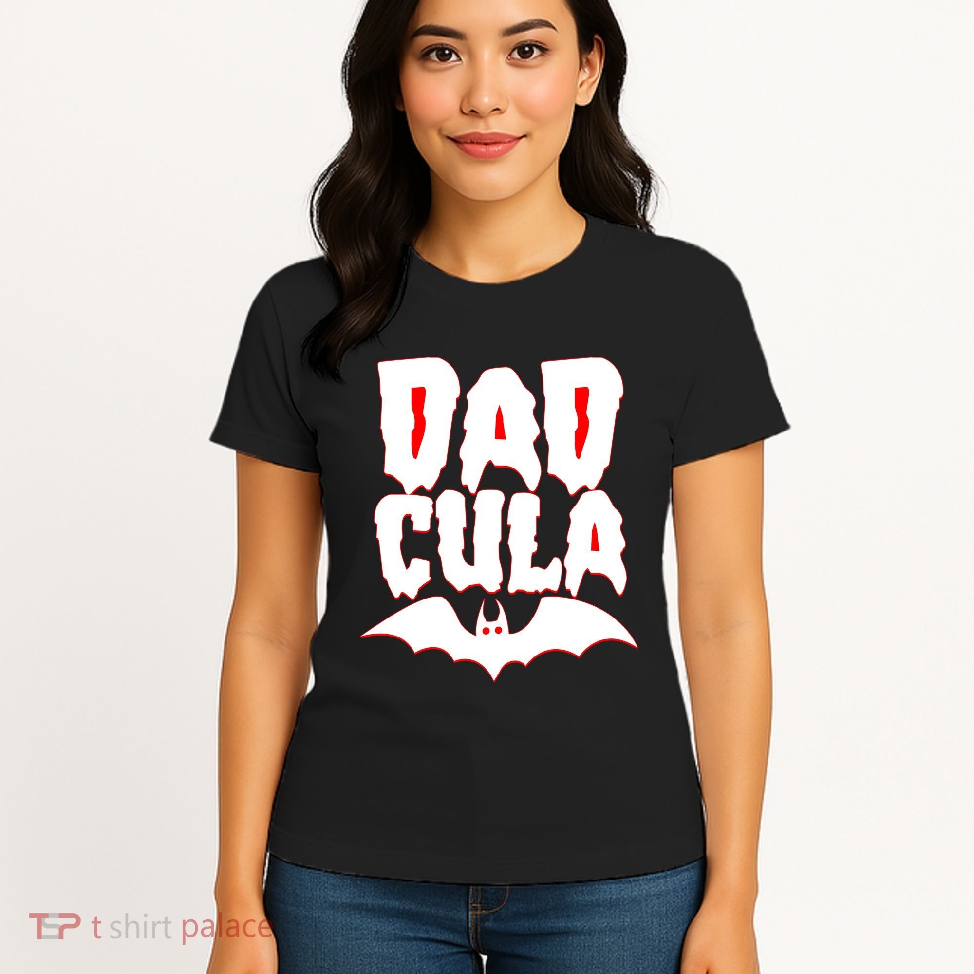 Funny Halloween Dadcula Dracula Women's T-Shirt