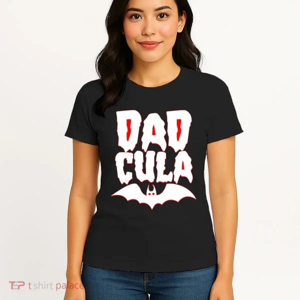 Funny Halloween Dadcula Dracula Women's T-Shirt