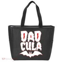 Funny Halloween Dadcula Dracula Tote Bag thumb 0