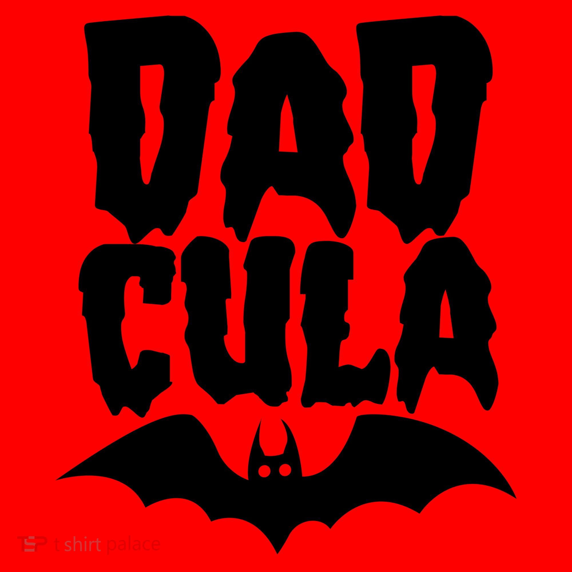Funny Halloween Dadcula Dracula Santa Hat
