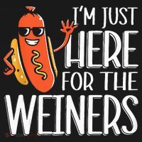 Funny Hot Dog I'm Just Here For The Wieners Sausage  Sweatshirt thumb 3
