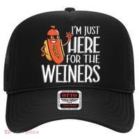 Funny Hot Dog I'm Just Here For The Wieners Sausage  Hat thumb 0