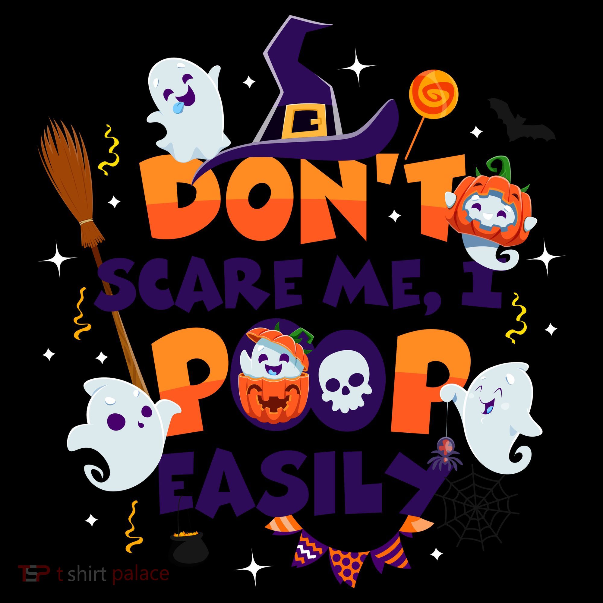 Funny Halloween Dont Scare Me I Poop Easily Coffee Mug