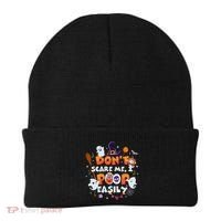 Funny Halloween Dont Scare Me I Poop Easily Beanie thumb 0