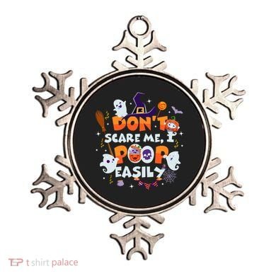Funny Halloween Dont Scare Me I Poop Easily Ornament