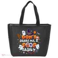 Funny Halloween Dont Scare Me I Poop Easily Tote Bag thumb 0