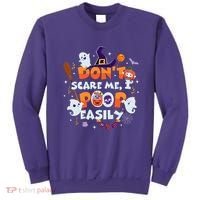 Funny Halloween Dont Scare Me I Poop Easily Sweatshirt thumb 0