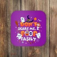Funny Halloween Dont Scare Me I Poop Easily Coaster thumb 0