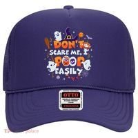 Funny Halloween Dont Scare Me I Poop Easily Hat thumb 0