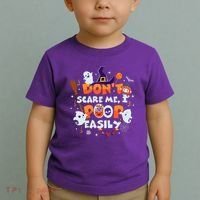 Funny Halloween Dont Scare Me I Poop Easily Toddler T-Shirt thumb 2